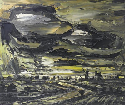 Lot 359 - David Smith (1920-1999) - Norfolk Fen, oil on...