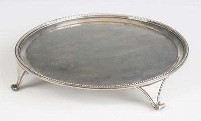 Lot 2180 - A George III Scottish silver salver, of...