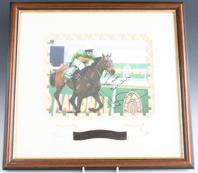 Lot 778 - Sir Anthony Peter McCoy, a colour image of the...