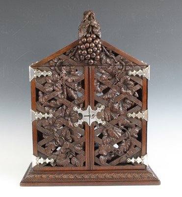 Lot 2405 - A late 19th century Black Forest carved and...