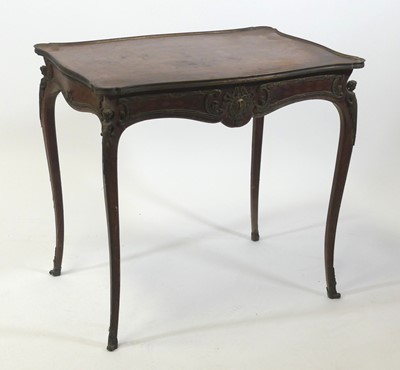 Lot 2556 - A 19th century French kingwood and parquetry...