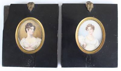 Lot 2430 - Late 19th century English school - Pair; each...