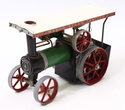 Lot 20 - An unboxed Mamod TE-1A Steam Tractor with...