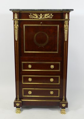 Lot 2611 - A French Empire style mahogany and gilt metal...