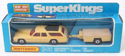 Lot 1554 - Matchbox Superkings No.K-68 Dodge Monaco and...