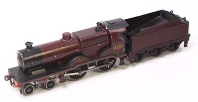 Lot 174 - Bassett-Lowke 4-4-0 loco & tender, LMS red...