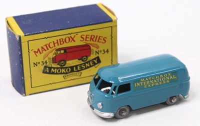 Lot 1527 - Matchbox Lesney No.34 Volkswagen Delivery Van...