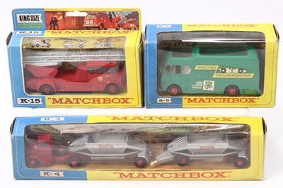 Lot 1551 - Matchbox group of 3 to include; No.K-15...