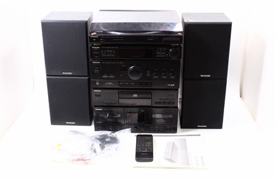 Lot 607 - A Technics separates stereo system, components...