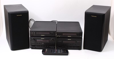 Lot 608 - A Technics separates stereo system, components...