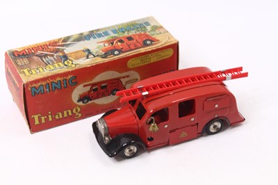 Lot 1964 - Triang Minic Fire Engine in a red body with...