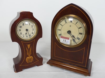 Lot 12 - An early 20th century mahogany and boxwood...