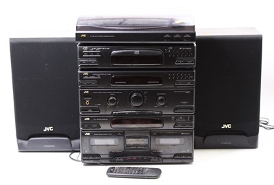 Lot 614 - A JVC stereo system to include computer...