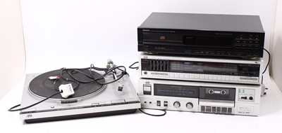 Lot 616 - A collection of assorted audio equipment to...