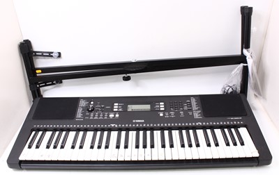 Lot 672 - A Yamaha PSR-E 363 digital keyboard with...