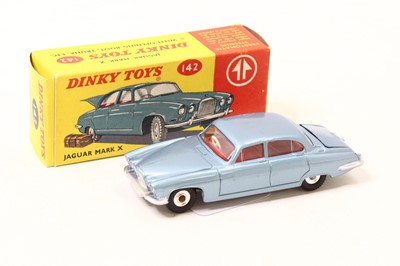 Lot 1110 - Dinky Toys No. 142 Jaguar Mk X comprising of...