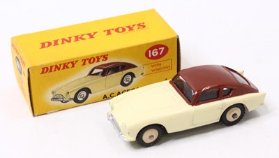 Lot 1126 - Dinky Toys No. 167 AC Aceca Coupe comprising...