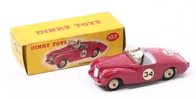 Lot 1127 - Dinky Toys No. 107 Sunbeam Alpine Sports car...