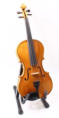 Lot 643 - A 16" Luthier made viola bearing a label for...