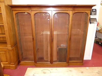 Lot 1175 - A mid-Victorian mahogany breakfront...