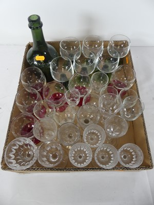 Lot 61 - A collection of various glassware to include...