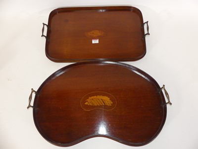 Lot 117 - An Edwardian inlaid mahogany two-handled...