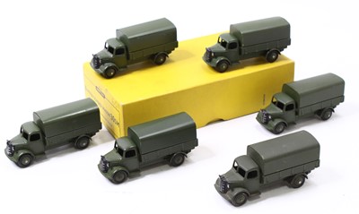 Lot 1336 - Dinky Toys No.30SM Trade box of 6 Austin...