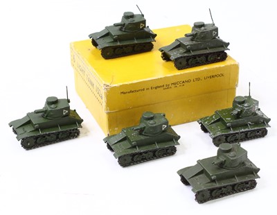 Lot 1332 - Dinky Toys No. 152A Light Tank original trade...