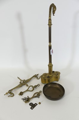 Lot 100 - A set of early 20th century brass weighing...