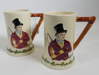 Lot 211 - A Crown Devon pottery musical John Peel...