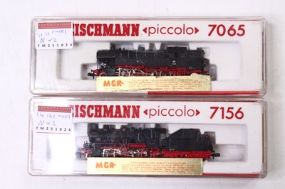 Lot 849 - Two Fleischmann Piccolo N gauge locos,...