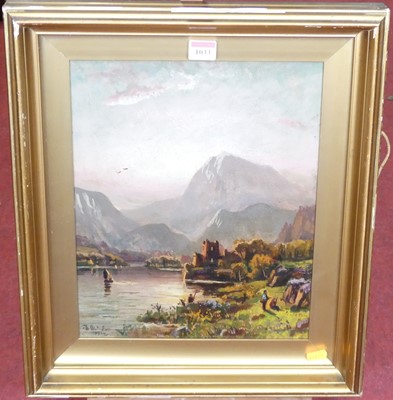 Lot 1033 - Duncan Fraser McLea (1841-1916) - Loch scene...