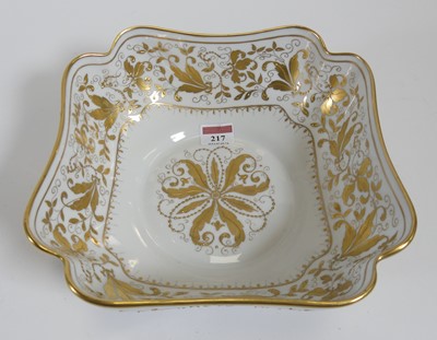 Lot 217 - A French gilt enamel decorated porcelain bowl,...