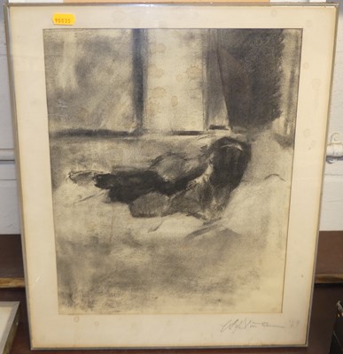 Lot 1036 - Assorted contemporary ink sketches and pencil...