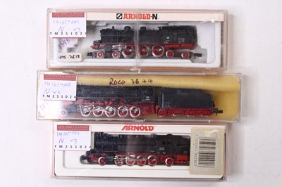 Lot 855 - Three German N gauge locos, including an...