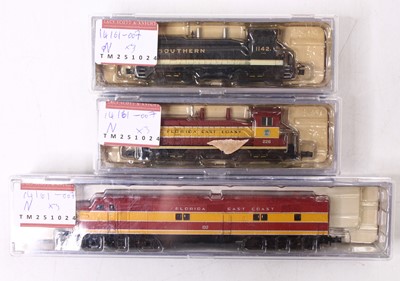 Lot 859 - Three N gauge Life Like Trains Locos, to...