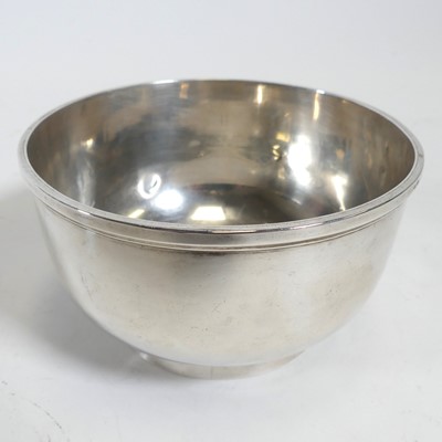 Lot 266 - A George VI silver pedestal bowl, of plain...