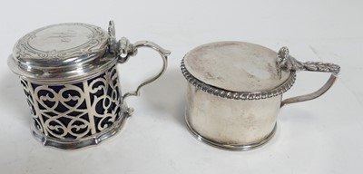 Lot 268 - A Victorian silver mustard, of pierced...