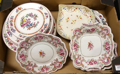 Lot 636 - A collection of Victorian and later ceramics,...