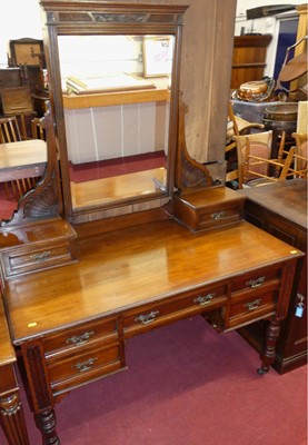 Lot 1214 - A circa 1900 mahogany dressing table by Maple...