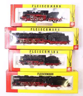 Lot 797 - A collection of four Fleischmann German steam...