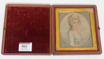 Lot 503 - Late 19th century English school - Head and...