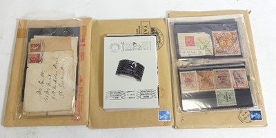 Lot 509 - A collection of railway stamps, miscellaneous...