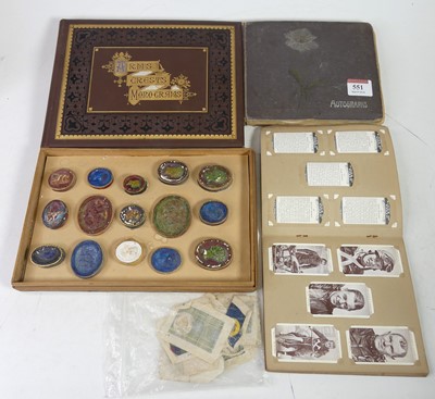 Lot 551 - An early 20th century autograph album,...