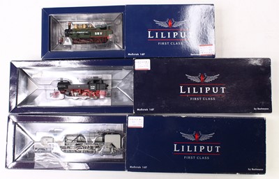 Lot 791 - Three HO gauge Liliput Bachmann locos,...