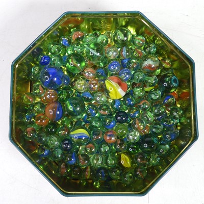 Lot 553 - A collection of glass marbles