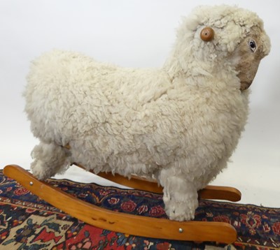 Lot 1253 - A child's rocker in the form of a sheep