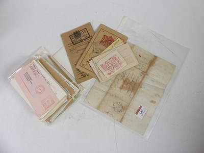 Lot 682 - A collection of postcards, postmarks and...