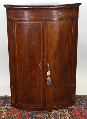 Lot 1284 - An early 19th century mahogany, flame mahogany...