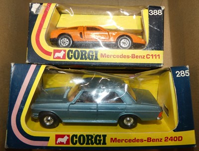 Lot 590 - A Corgi 285 Mercedes Benz 240d diecast model...